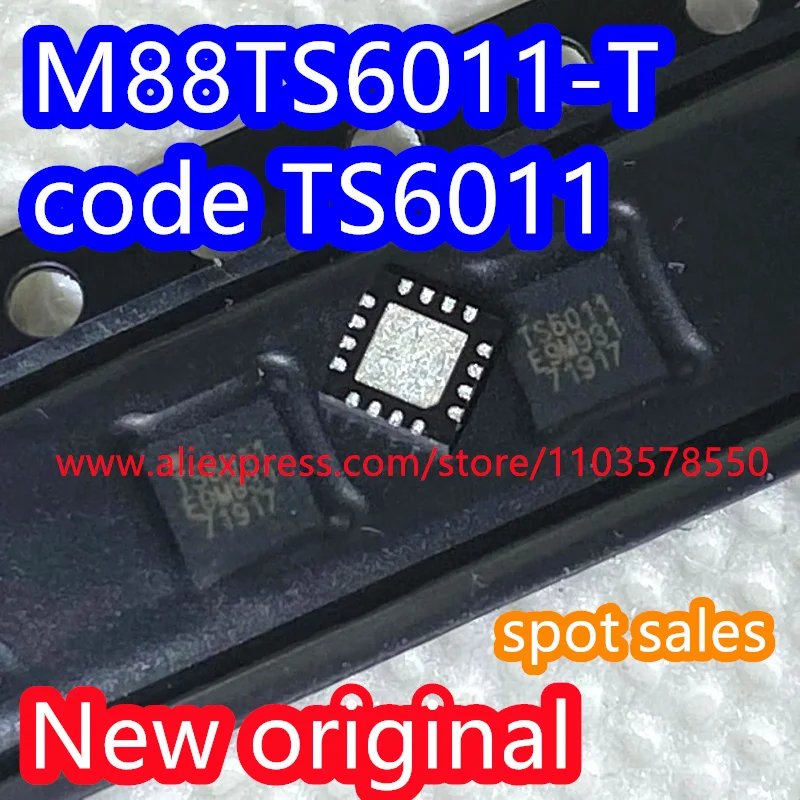 10PCS 100% Brand new original M88TS6011-T package QFN16 receiver chip IC M88TS6011 code TS6011