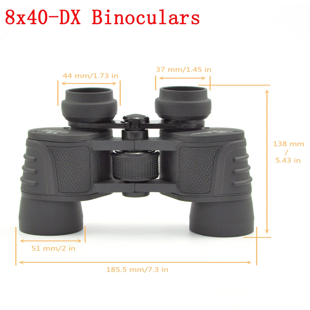 High Power 8X40 Binocular Long Distance Professional Outdoor Long Range Birdwatching Travel Camping Tourism Porro Bak4 Telescope - view 2