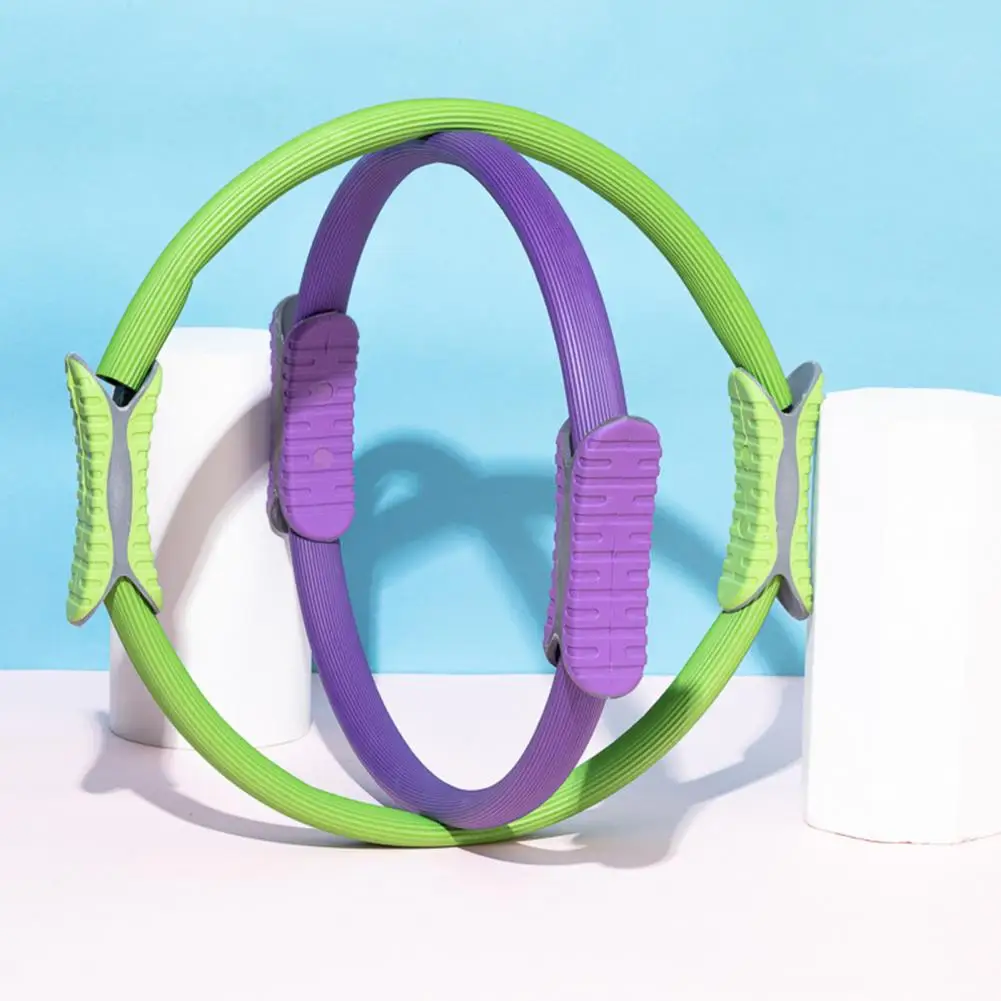 

Women Pilates Ring with Non-slip Handles Leg Toning Inner Thigh Pelvic Floor Exercise Yoga Circle Home Gym Fitness Yoga Ring