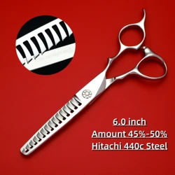 MIZUTANI 6.0 inch Professional thinning shears Hair cutting sissors barbershop tools 440c steel sissors