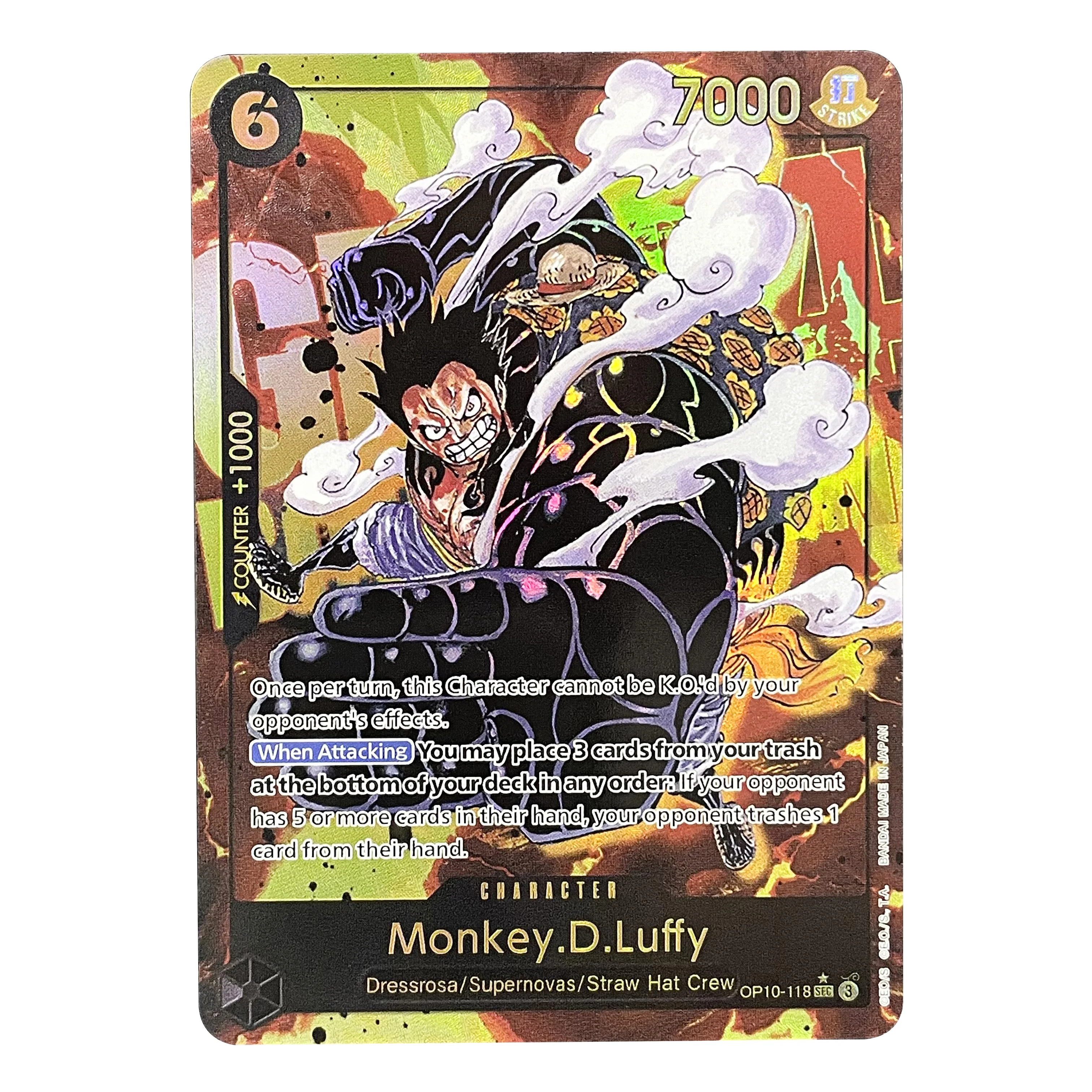 ebay5万円! L.ロベルト ルーキーカード SAPPHIRE EDITION 2024 One Piece Monkey.D.Luffy P-043 2nd Anniversary Stamped