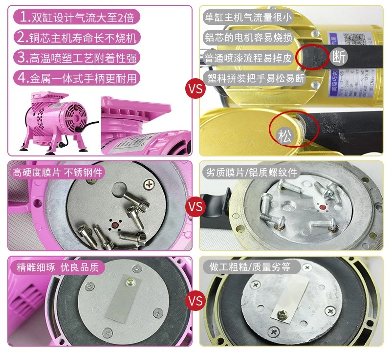 Double cylinder mousse sandblasting machine French dessert baking chocolate sandblasting gun cake spray pen