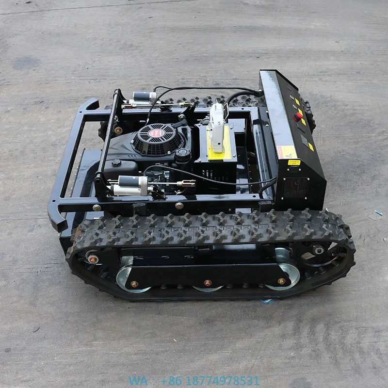 Anguila cortadora de césped Control remoto cortacésped sobre orugas precio de fábrica oruga automática R