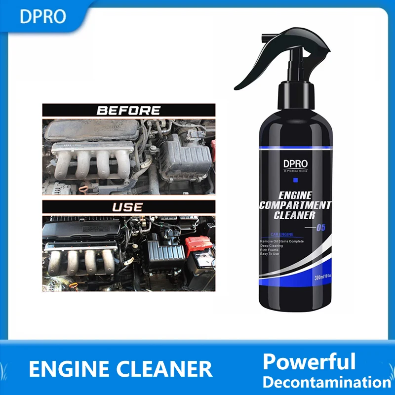 

Car Engine Bay Cleaner Car Care Engine Compartment Cleaning Spray Powerful Decontamination Engines Cleaner Chemical Auto Tools