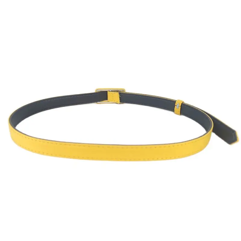 Ceinture décorative jaune Simple, élastique, mode polyvalente, large, accessoires pour robe pour femmes, couverture de taille pour pull