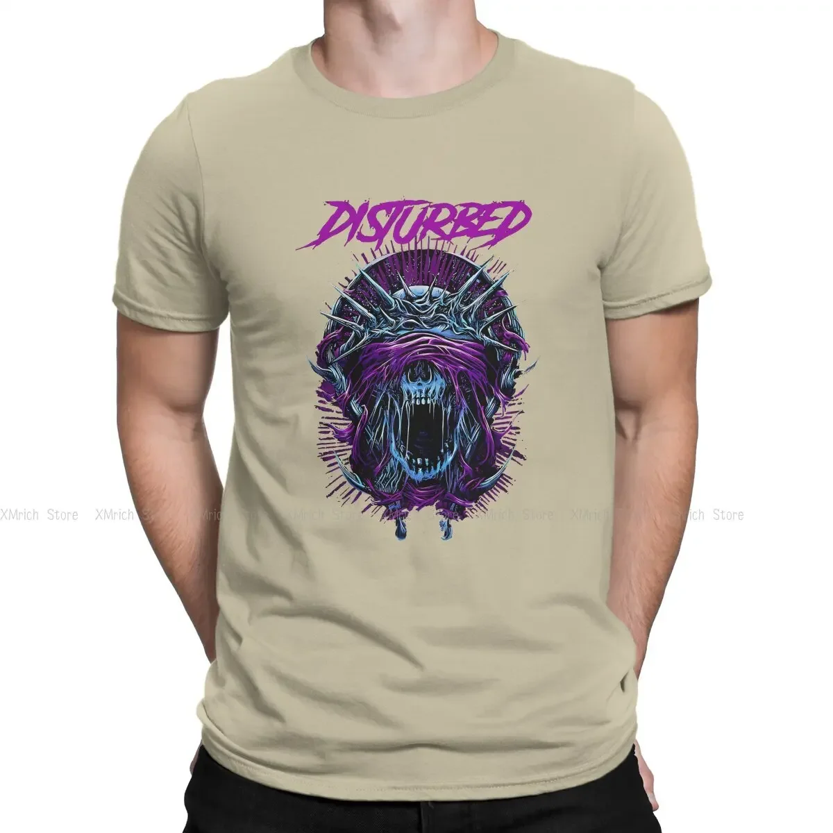 Disturbed Band  Ver T Shirt Men Cotton Novelty T-Shirts O Neck Disturbed Tee Shirt Short Sleeve Clothing Printing