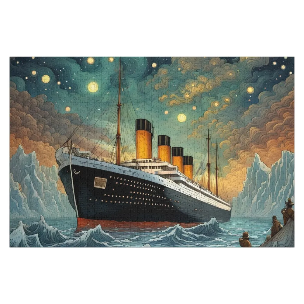 Titanic - The Damned Hour Jigsaw Puzzle Toddler Toys Wooden Name Custom Personalized Personalized Gifts Photo Custom Puzzle