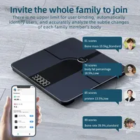 New custom home use professional smart scale for body weight bluetooth fitness digital weighing scale electronic body fat scale