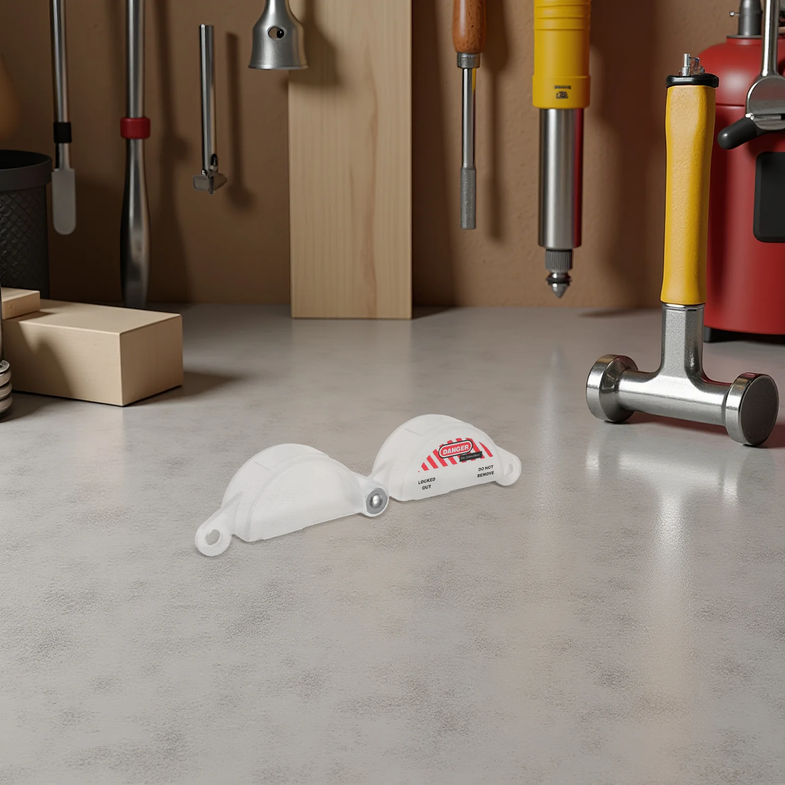 

Outdoor Valve Lock - Transparent Gate Valve Lockout Device 25-64Mm for Water Spigot Locks Outdoor Faucet Knob Security