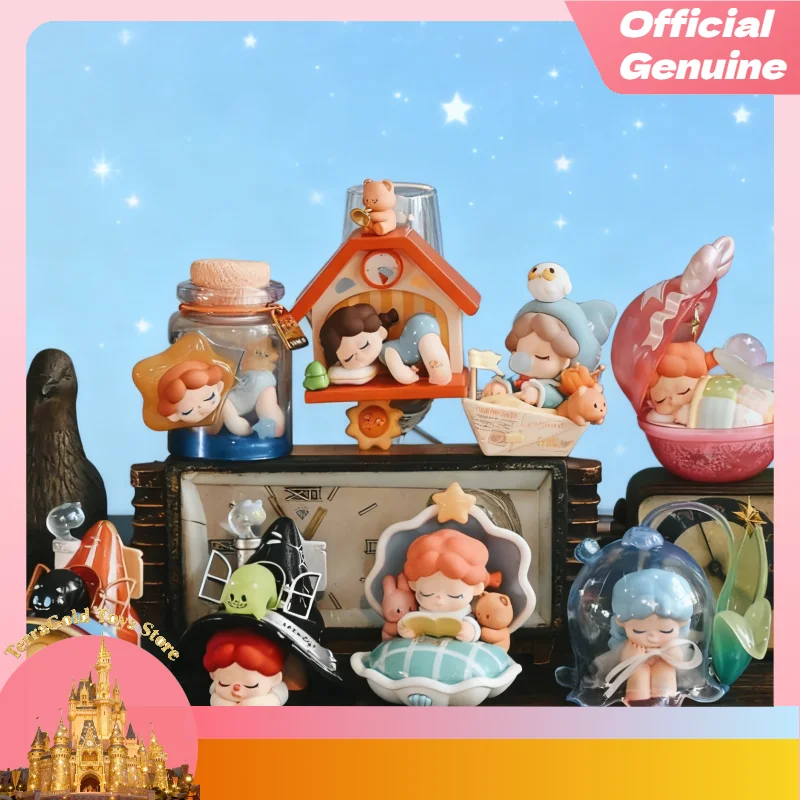 

Подлинная серия Dodosugar Wendy V4 Follow The Moon, слепая коробка, модные настольные украшения, кавайная фигурка, сюрприз, украшение на день рождения