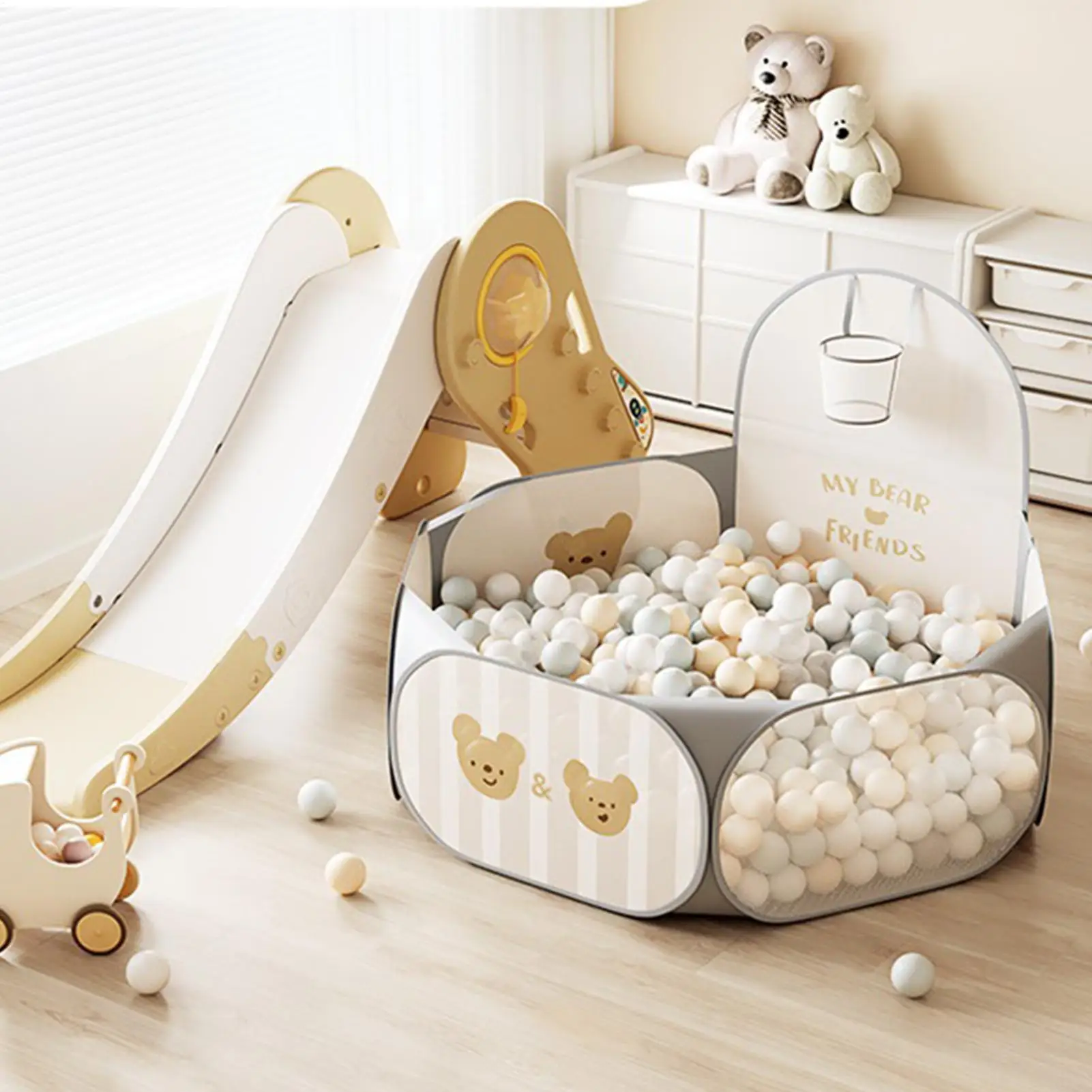 Box pieghevole pieghevole per palline, tenda da gioco, per bambini, per ragazzi e ragazze, per interni ed esterni, soggiorno, camera da letto, sala giochi, asilo nido