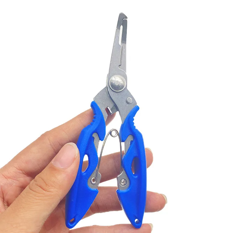 Fishing Plier Scissor Cutter Hook Remover Cutting Fish Use Tongs Multifunction Scissors Fishing Tackle Tool A574