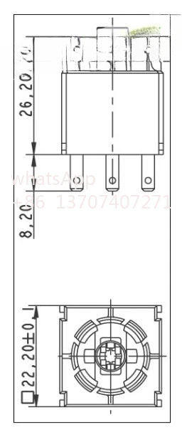 [VK] RAFI 1.20.122.001/0000 switch RAFI switch RAFIX 16 contact control 1NO +  1NC switch