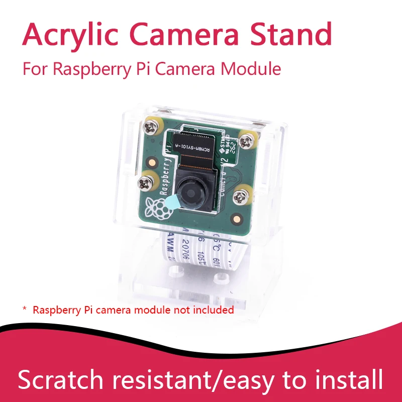 Acrylic Camera Stand For Raspberry Pi Camera Module Protective Case