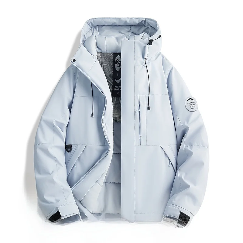 

Ourega 2025 Новая мужская утепленная куртка из хлопка с капюшоном, ветрозащитная, водонепроницаемая, с наполнителем из полиэфирного волокна, для активного отдыха