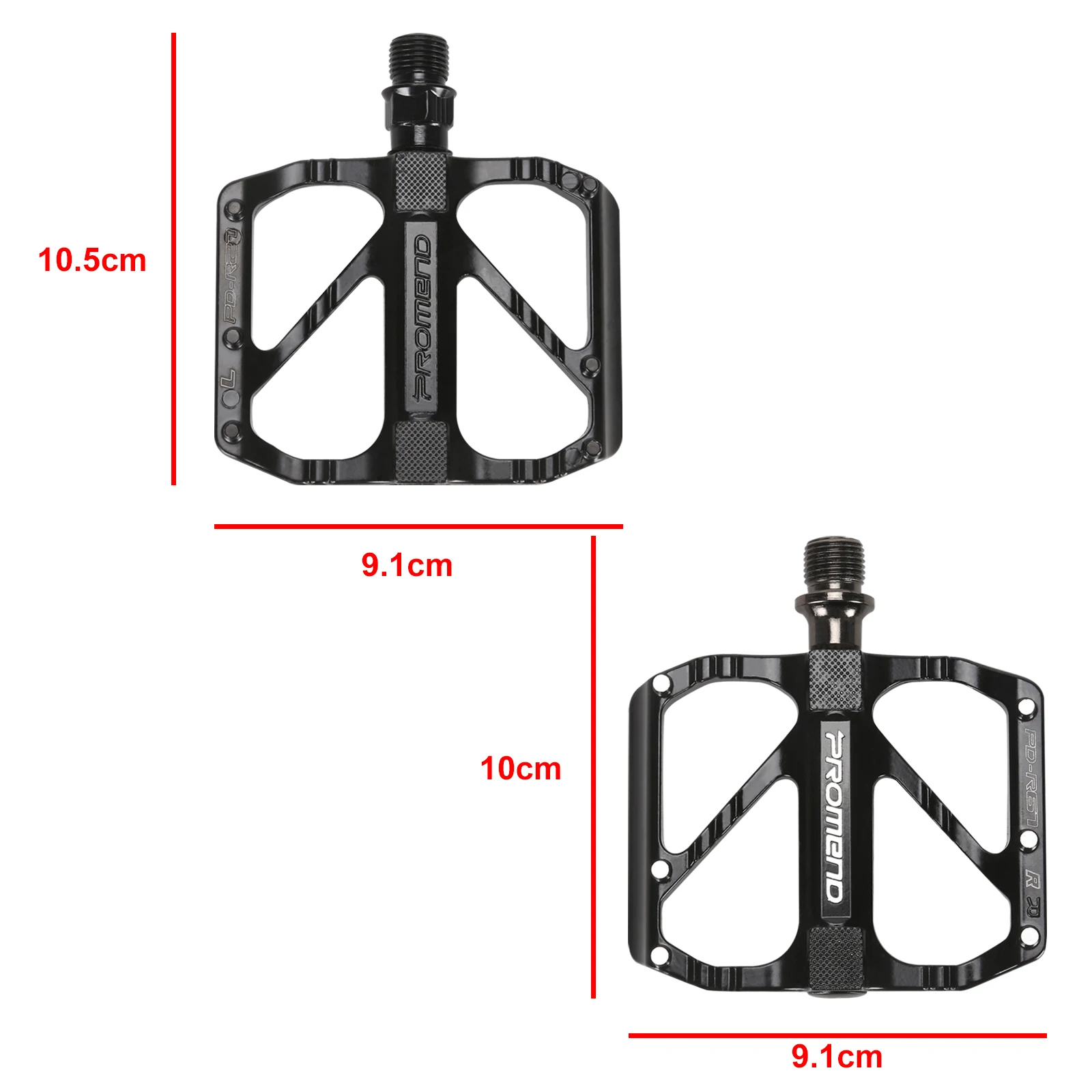 PROMEND Mountain Road Bike Quick Release Pedal Anti-slip Footboard Bearing Ultralight 3 Bearings Aluminum Alloy Bike Accessories