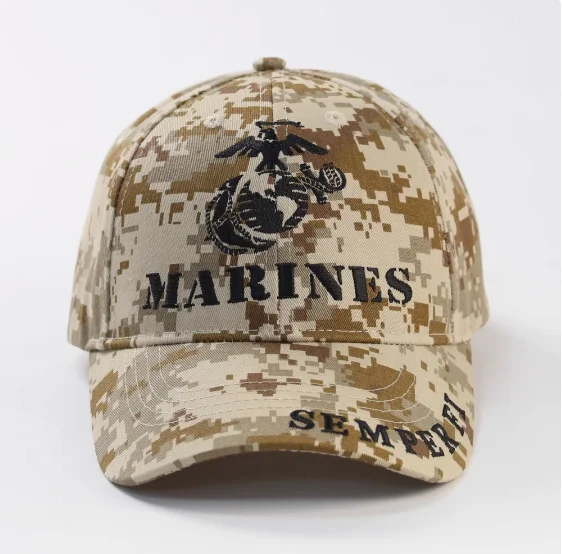 US Marine Corps Camouflage Fan Pure Cotton Baseball Cap