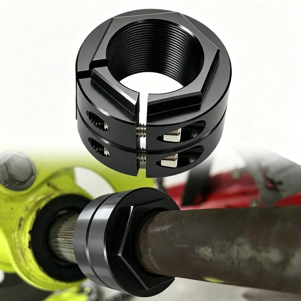 ATV Double Rear Locking Axle Nut Cnc Aluminum for Yamaha Banshee 350 Polished YFZ350 Banshee/YFS200 Blaster 200 1988-2006