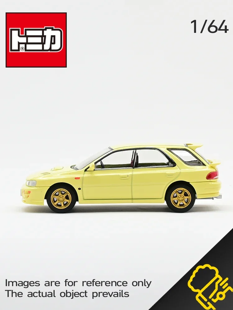 TOMICA TLV 1:64 LV-N274b Subaru WRX STI Blue, symulacja stopu statyczny model samochodu Tide, zabawka dla chłopca, świąteczny prezent urodzinowy.