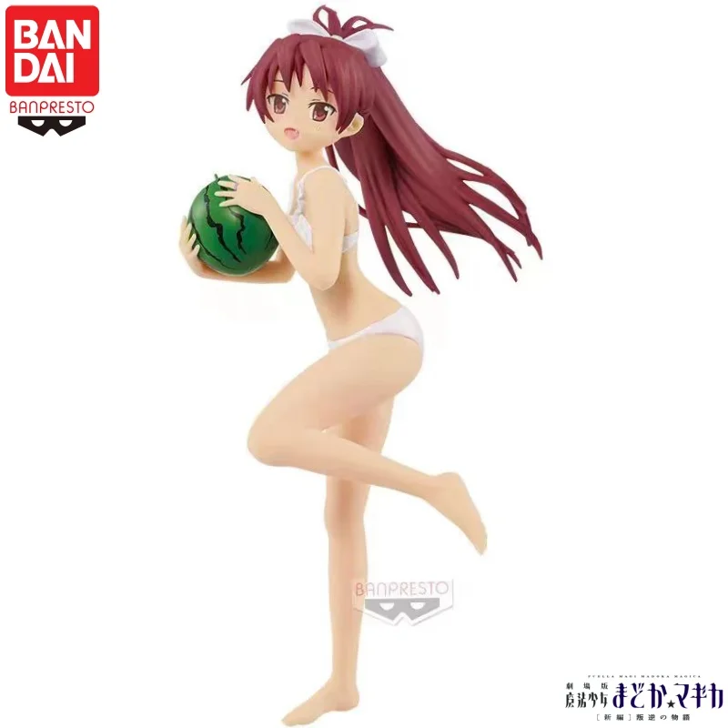 متوفر في المخزون 100% الأصلي بانداي بانبريستو Puella Magi Madoka Magica Akemi Homura Tomoe Mami Sakura Kyouko Action Figure Garage