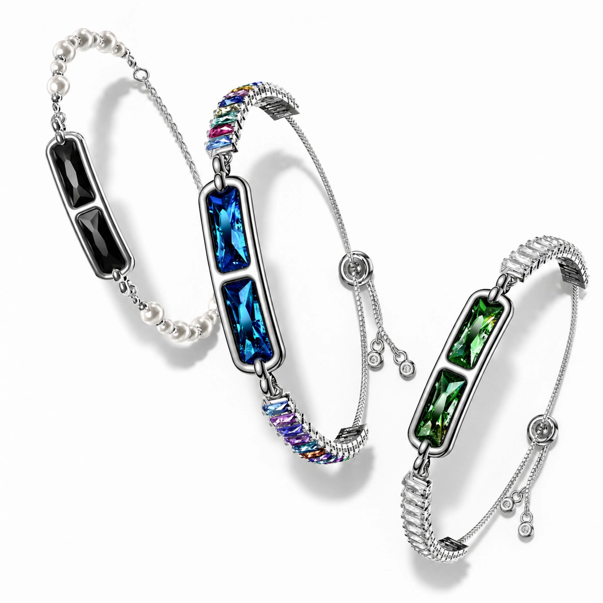 Smart Bracelet for Women Fitness Tracker Ladies Slim Thin Health Wristband Dress Diamond Dainty Activity Tracker