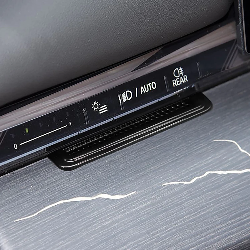 منفذ مكيف الهواء لوحدة التحكم المركزية يحمي غطاء الانسداد لسيارات BMW 5 Series i5 G60 2024 2025 تصفيف السيارة #3