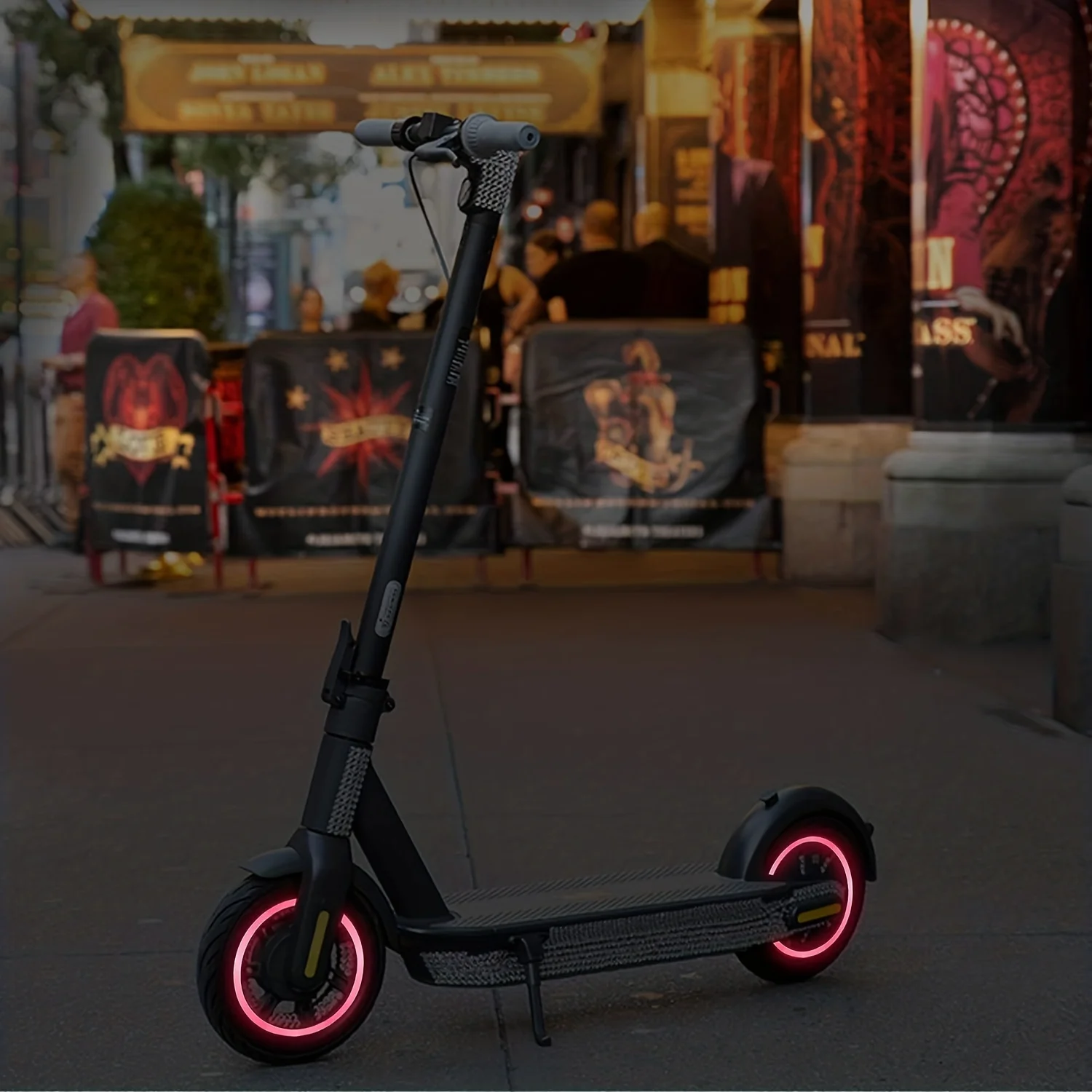 Adesivi riflettenti per Scooter da 10 pezzi adesivi per ruote riflettenti impermeabili per Scooter elettrico Ninebot Max G30