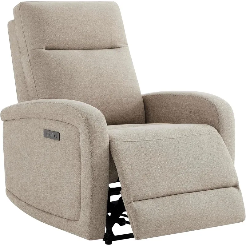 Power Recliner Chairs for Adults, Zero Wall Recliners W Power Headrest Type-C Charger, Small RV Recliners Home Theater Seating