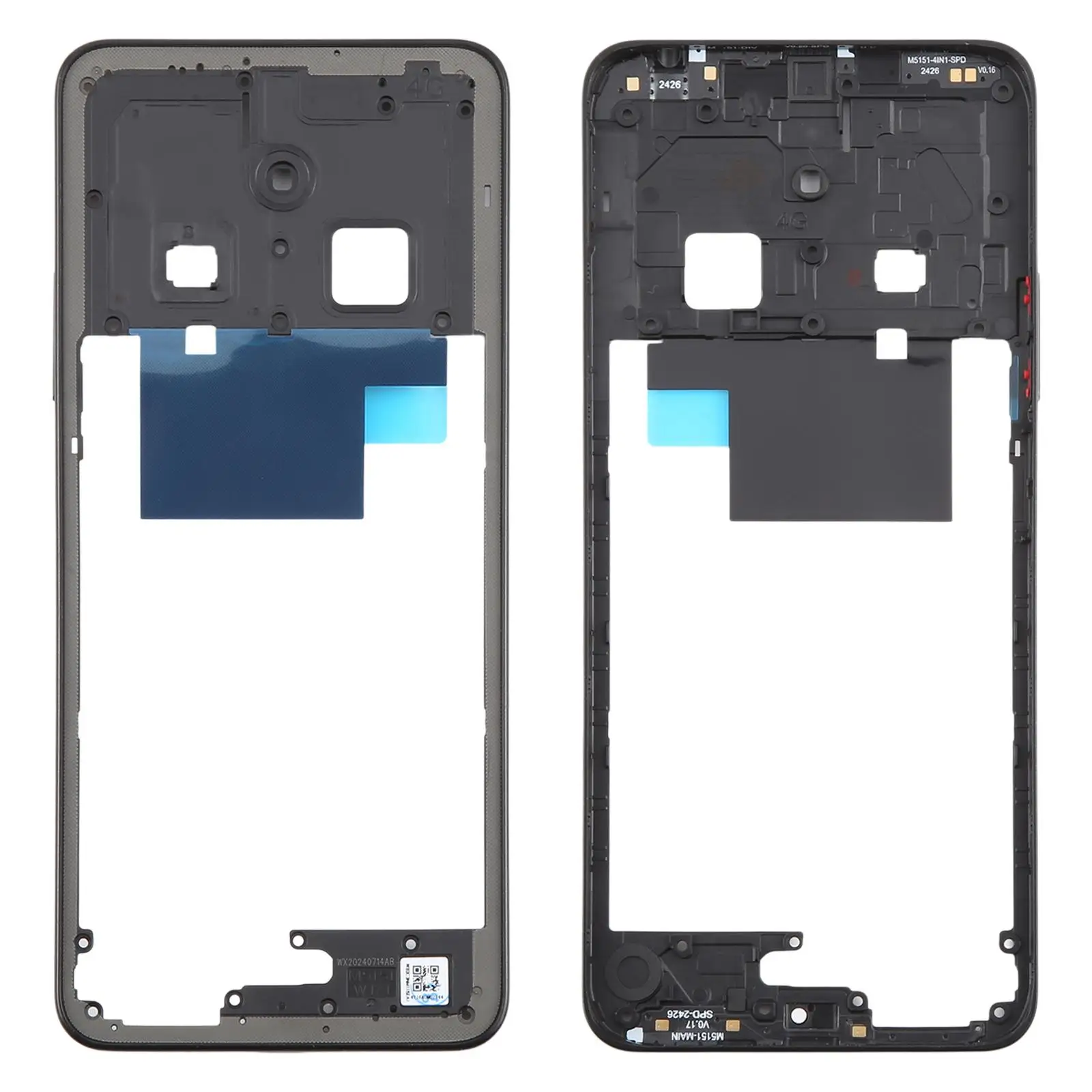 For Xiaomi Redmi 14C 4G Original Middle Frame Bezel Plate Device Repair And Replacement