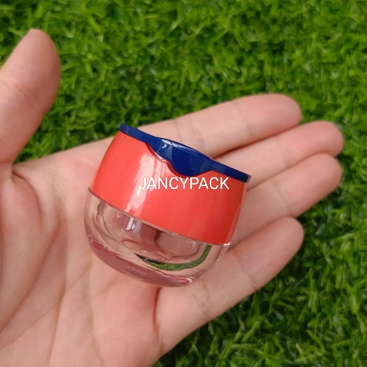 Cute blue yellow empty Lipstick Bottle Lipstick Container Case Mini Empty Cosmetic Container for Lip Mask Concealer Lip Balm Jar