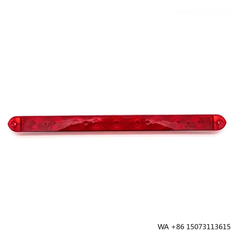 Rectangular 10-30V High Bright 9 LED Red Side Light for Car Truck Trailer