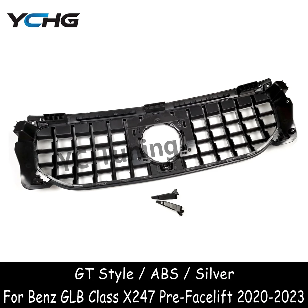 GLB X247 GT Style Front Bumper Grille For Mercedes Benz GLB Class X247 Normal Style GLB200 GLB250 2020-2023 NO Fit AMG line