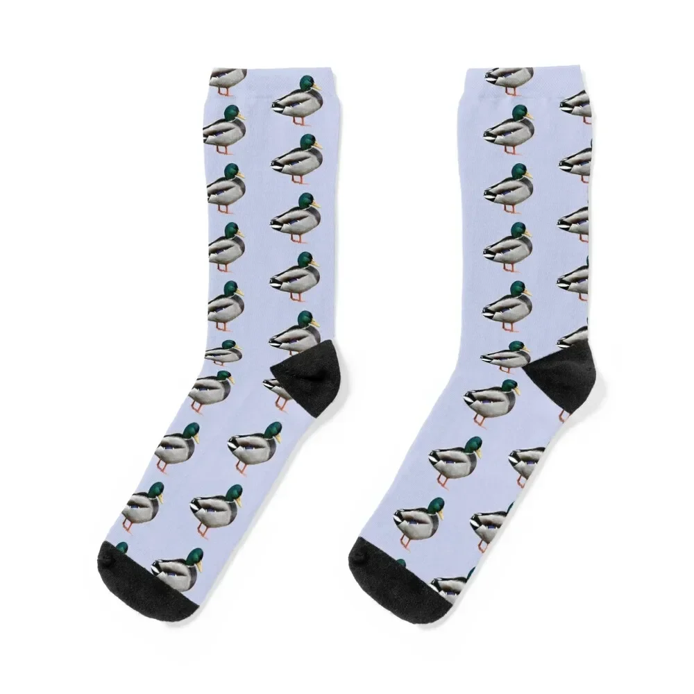 Duck Male Mallard Socks cute shoes funny sock warm winter Socks Woman Men's