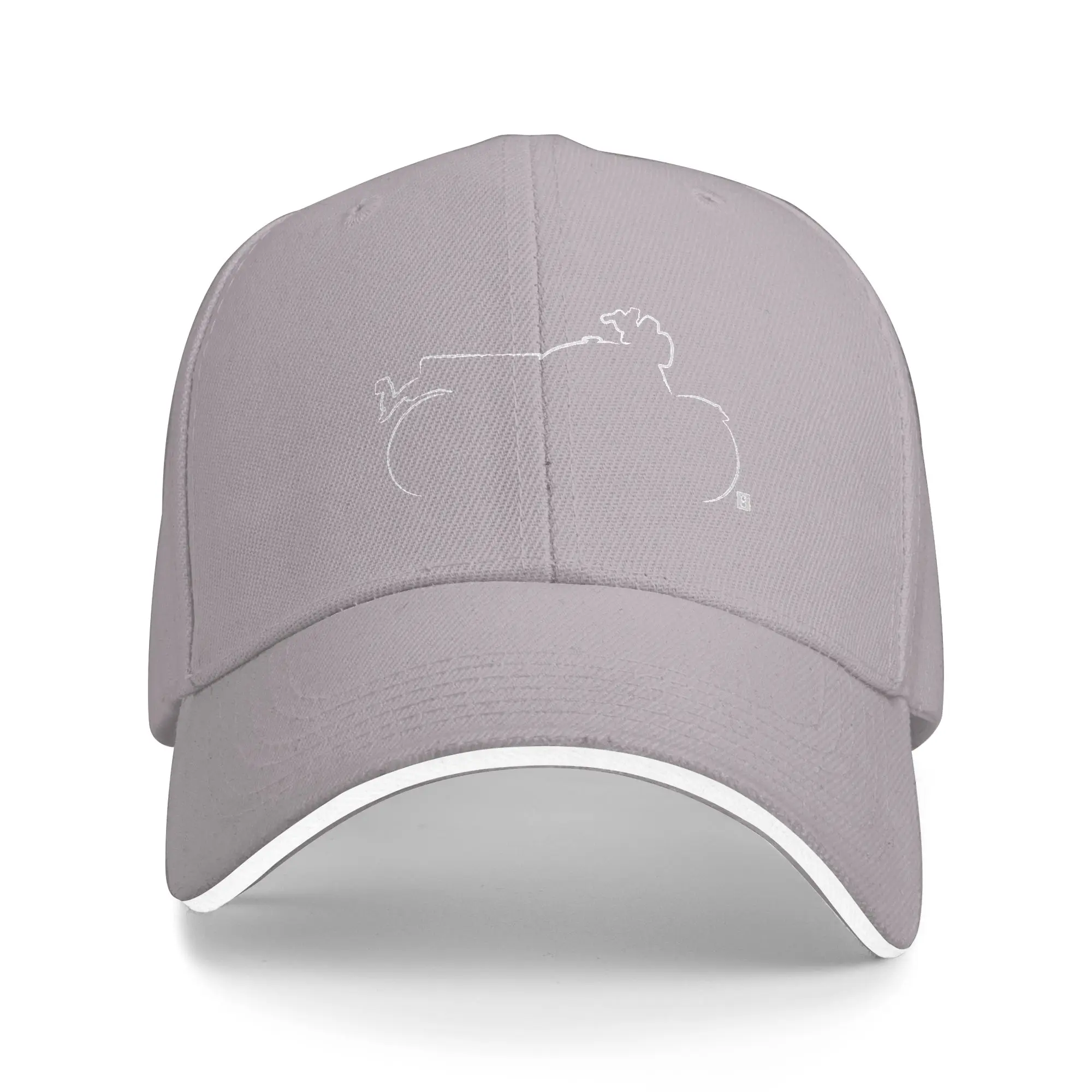 Fashion CB750 Profile Silhouette - white  Curved Brim Baseball Cap Brand New Authentic Product Hat Women's