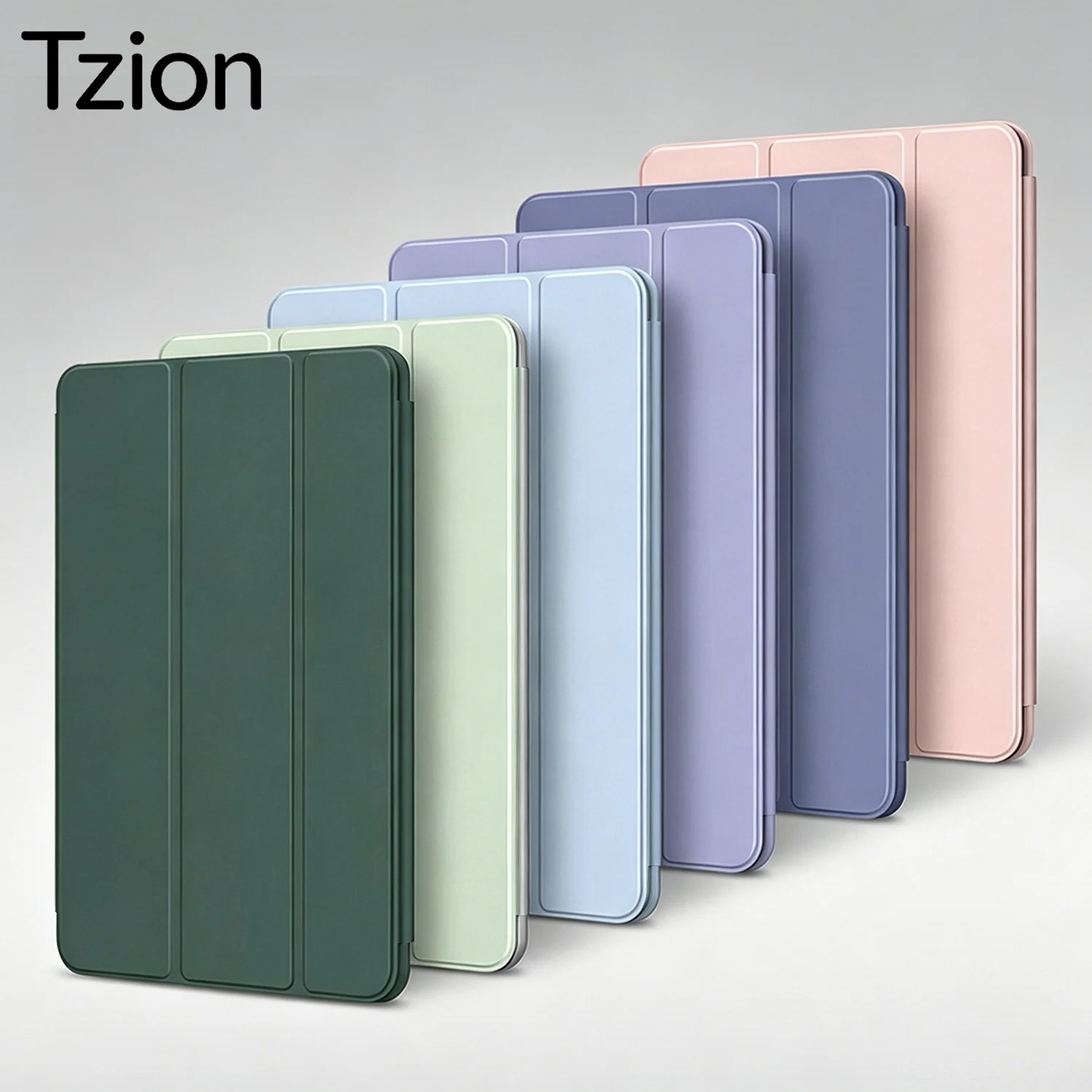 Funda con Soporte Inteligente para iPad de Apple de 11ª, 10ª, 9ª, 8ª, 7ª y 6ª Generación, para iPad mini, Air, Pro 7.9, 8.3, 9.7, 10.2, 10.9 y 11 Pulgadas