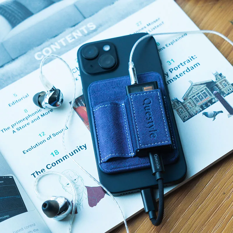 Эксклюзивный кожаный чехол Quesyle M15i на магните