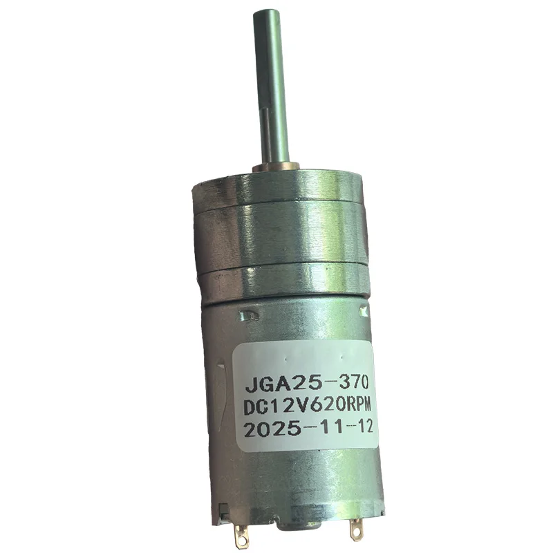 25-370 Shaft Length 25MM 6V 12V 24V DC Motor gear 12-1360RPM D Shape Long Shaft Motor Low Speed High Torque Gear Motor