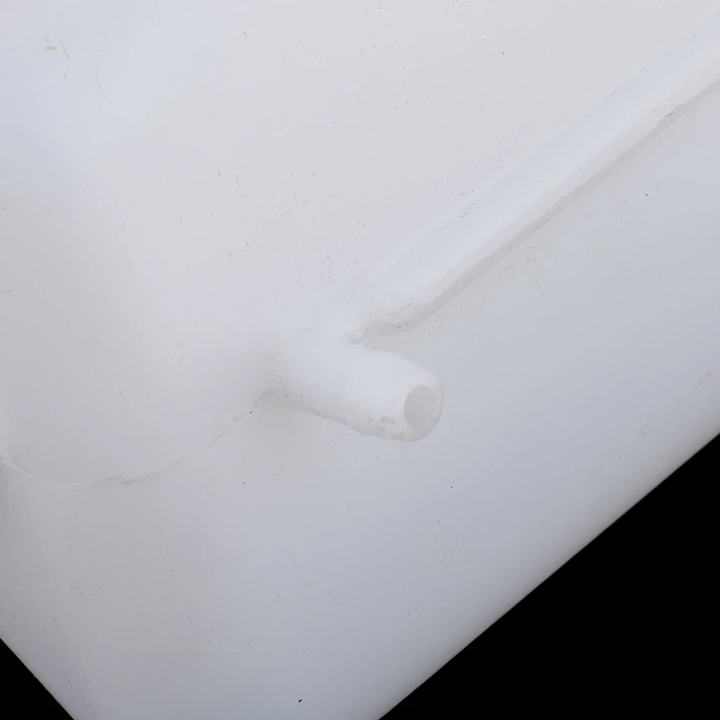 

Portable Gas Tank Plastic Motorcycle Fuel Holder White Auxiliary Container for Mini Dirt Pocket Bike 2 Engine