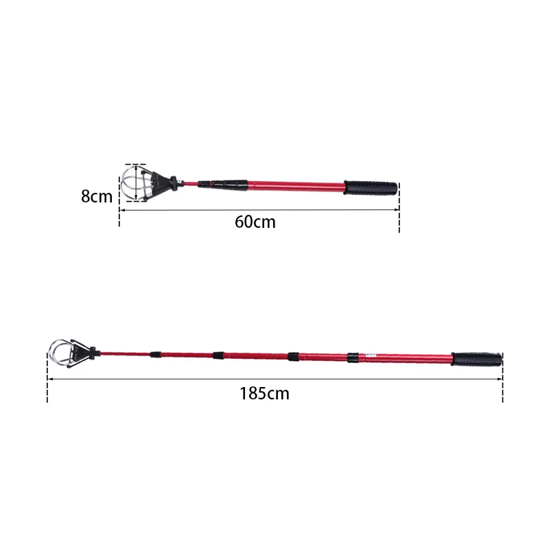 Retractable Golf Ball Pick-up, Golf Ball Pick-up, Short Five-section Ball Pick-up