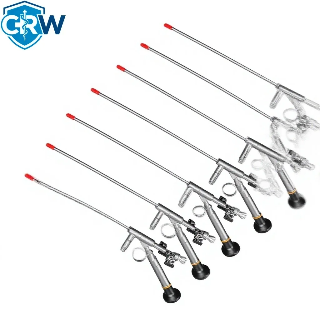 CRW Medical Ureteroscopy Devices Ureteroscope Nephroscope Flexible Semi Rigid the Basis of  Instruments