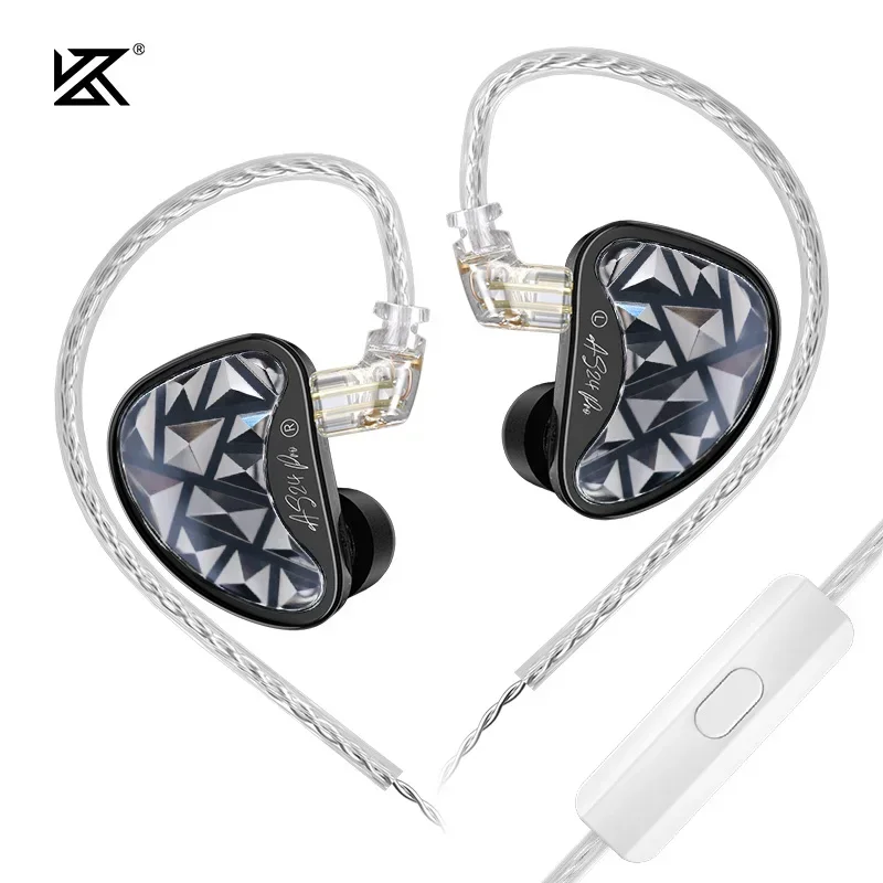 

KZ AS24 PRO 24 Unit Upgraded Balanced Armature Drive Heaphones Adjustable Earbuds HIFI in Ear Monitoring Earphones Gaming