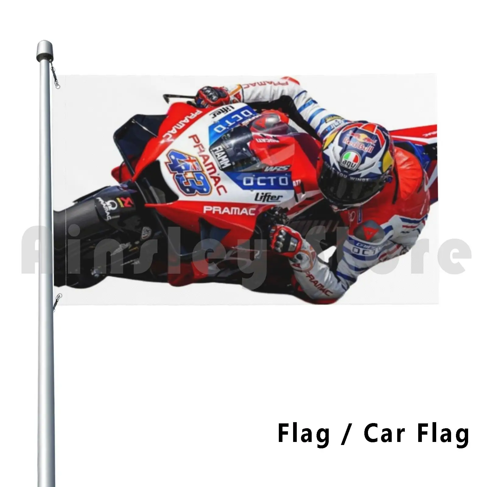 Jack Miller Outdoor Decor Flag Car Flag Andrea Dovizioso Dovi El Maverick Mave Vinales Tournament Racing Bike