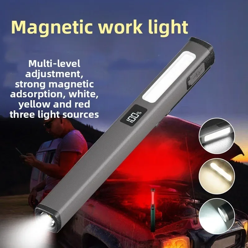 mini-lanterna-de-3-luzes-carregada-por-usb-longo-tempo-de-execucao-clipe-de-caneta-cob-luz-de-trabalho-magnetica-compacta-e-portatil