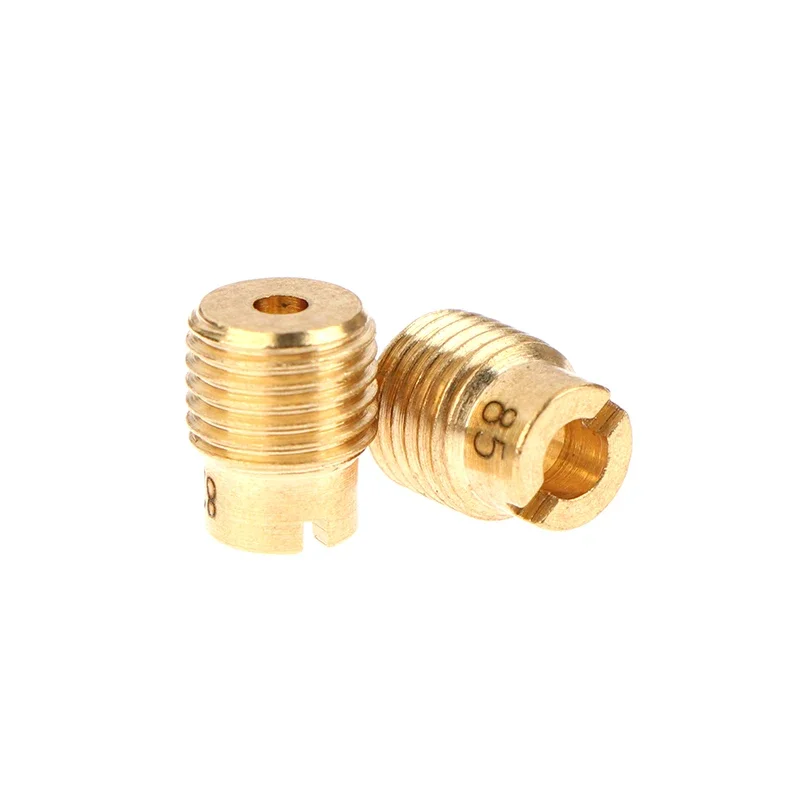 Carburador de motocicleta de 10 Uds., chorro de aire lento para GX140 GX160 GX200 GX390 212CC, Mini bicicleta Go Kart FCR, Jets principales, boquilla de combustible de chorro de carburador