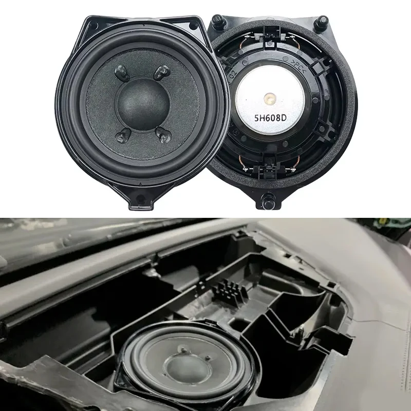 4” Center Console Speaker for Mercedes-Benz W205 W213 X253, Plug and Play Dashboard Midrange Audio Loudspeaker HiFi Upgrade