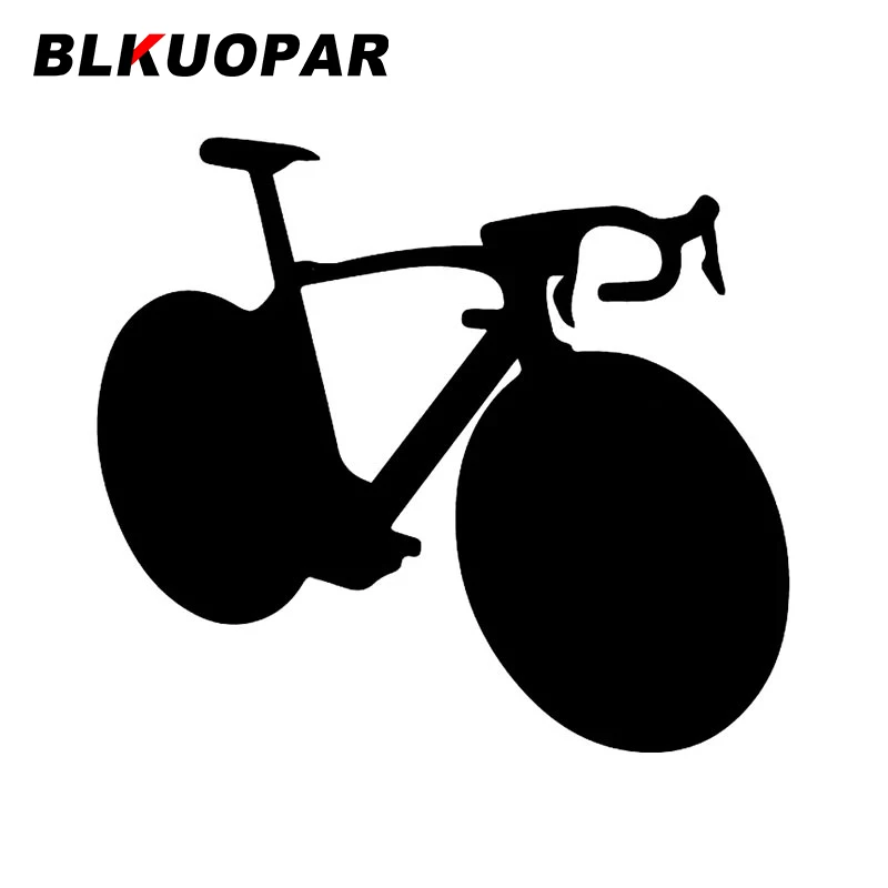 BLKUOPAR Exercise Bicycles Car Stickers Creative Graphics Decals Waterproof Die Cut Bumper Air Conditioner Car Decoration