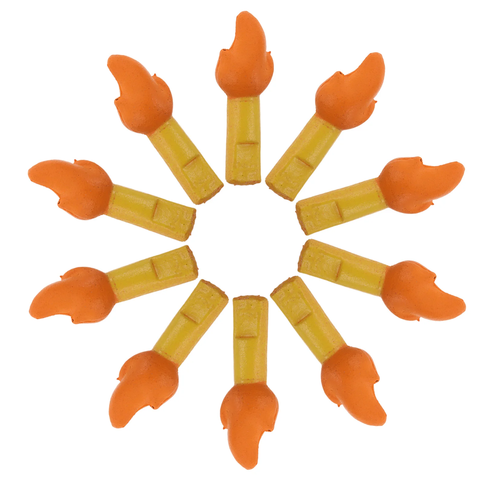 

10 шт., искусственный орнамент для костра из смолы, мини-фонарик для микро ландшафтного дизайна кукольного домика, украшение интерьера, кемпинга, тематическая вечеринка, использование