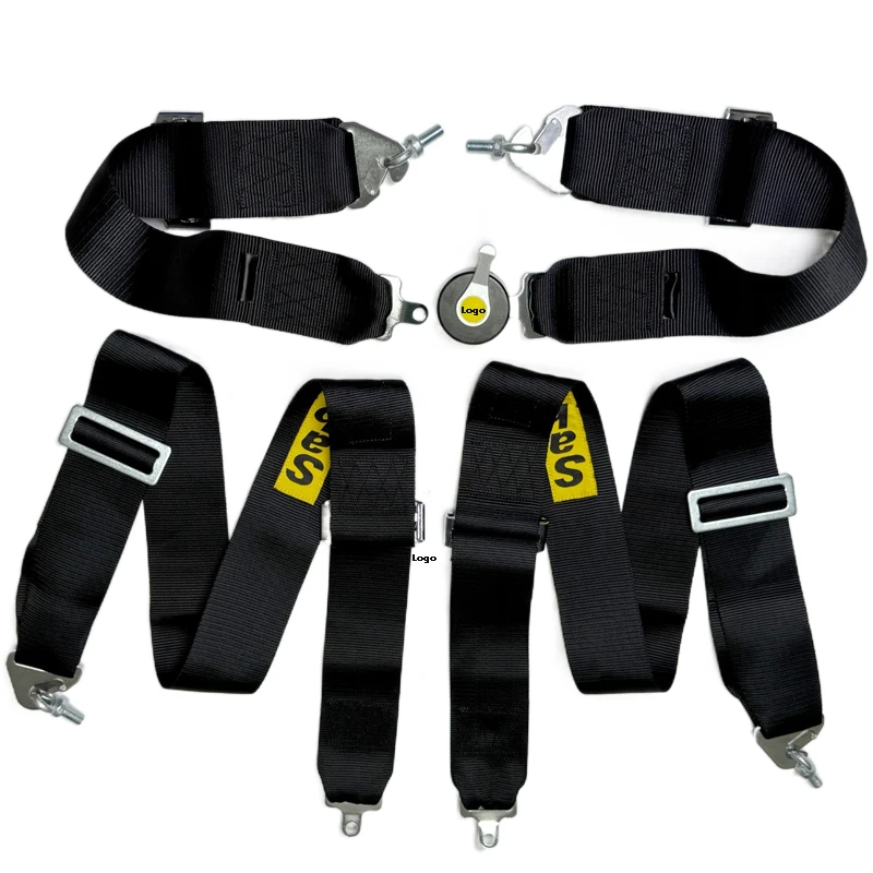 

Universal 3Inch 4 Point Racing Quick Release Seat Belt Harness 3" Red Car 4 Point seat Belts Safety Harness seat belt strap