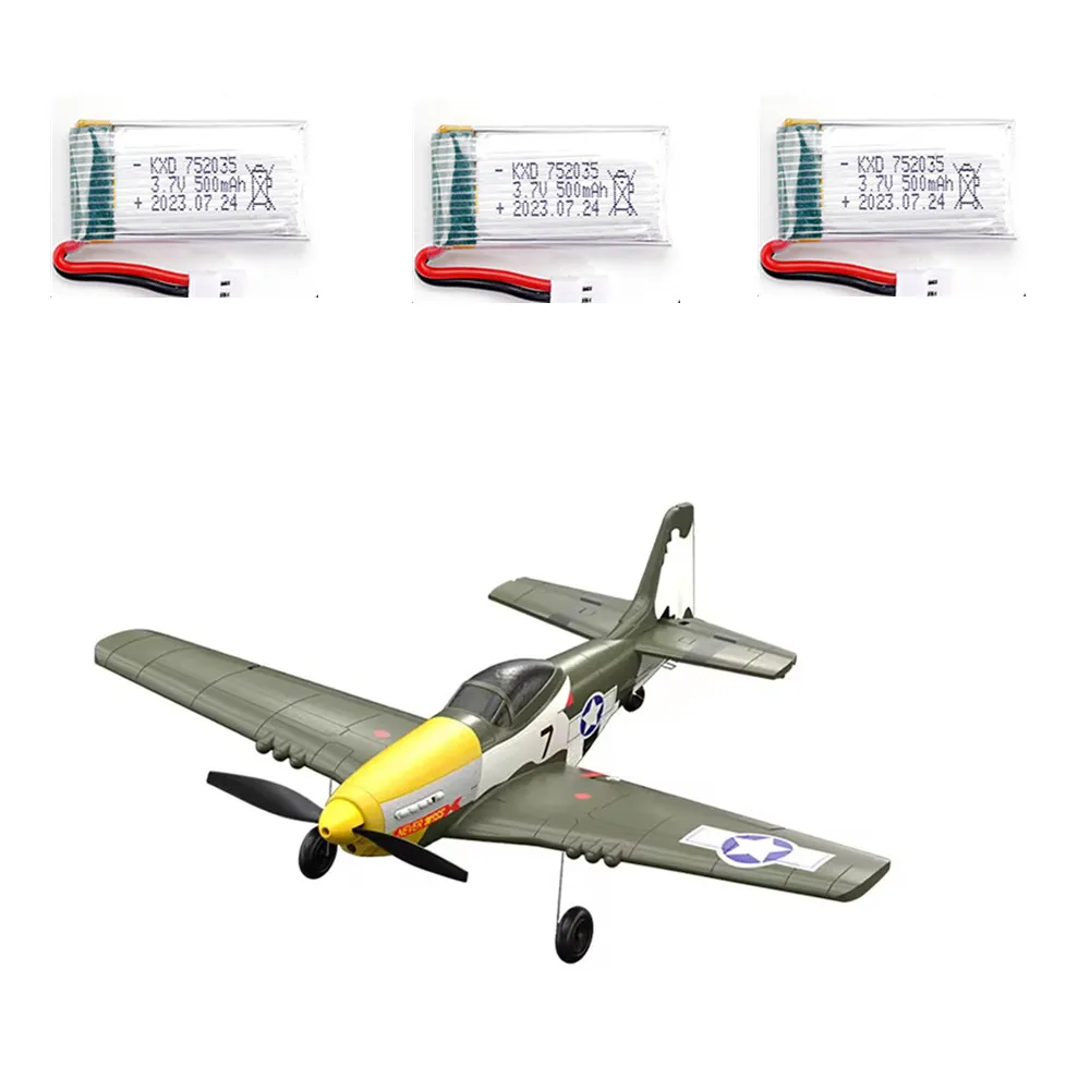 W551 vliegtuigbatterij 3,7 V 500 mAh W551 reserveonderdelen W551 RC vliegtuigaccessoires ﻿