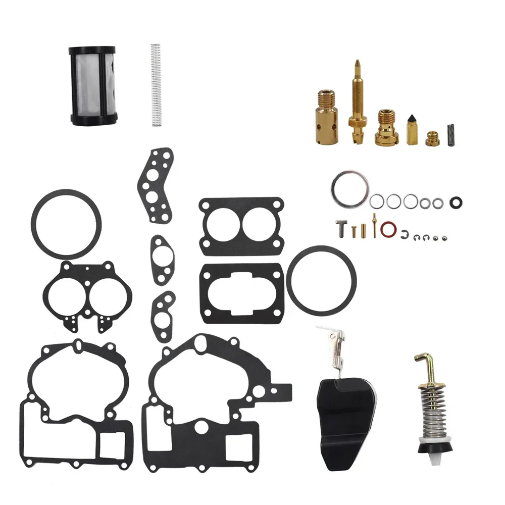 3302-804844002 Vergaser-Reparatursatz für Mercruiser Marine 2-Barrel 1996 1997 1998 1999 2000 2001 2002 2003 2004 Hohe Qualität – Detail 2
